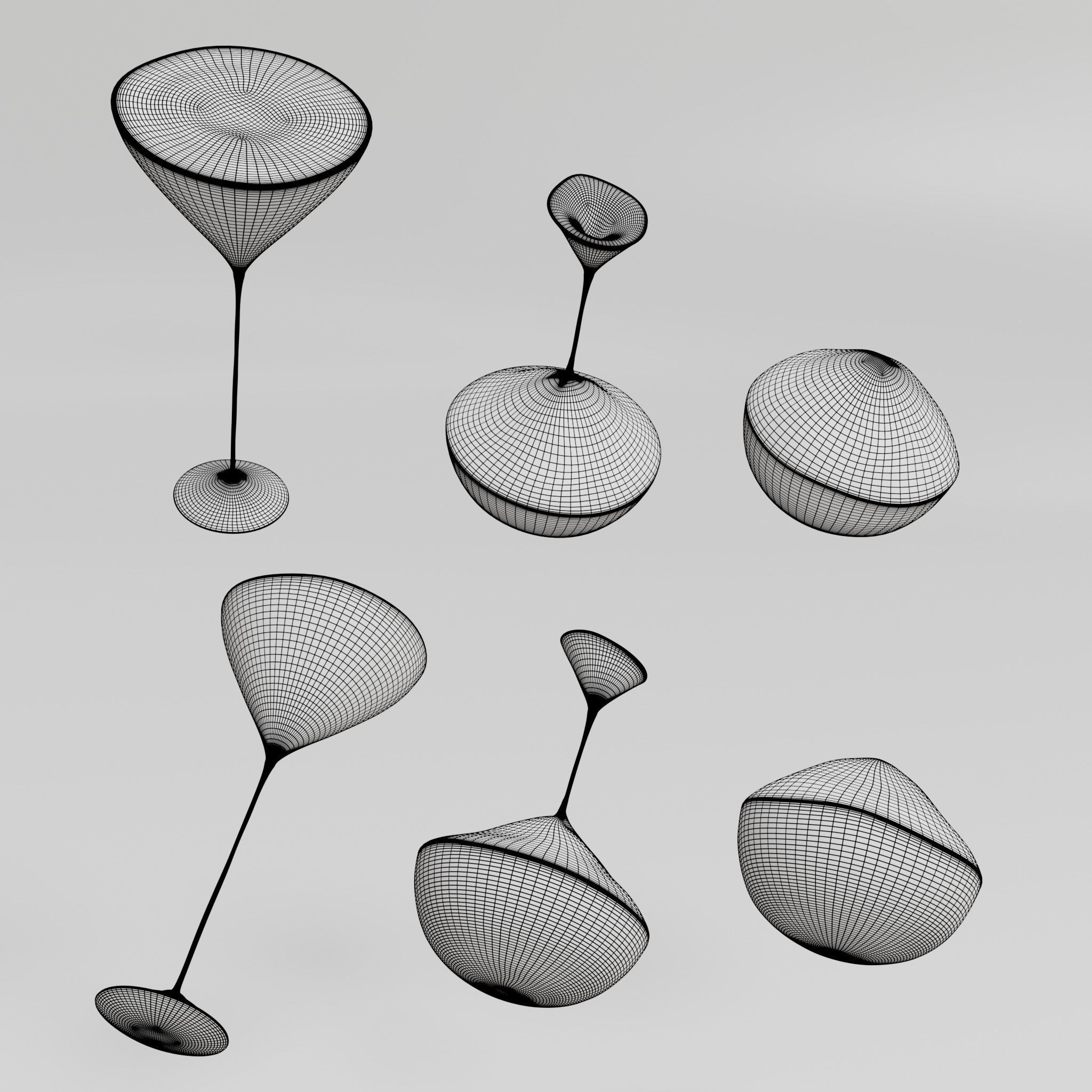Hourglass with sand in it 3D model_15
