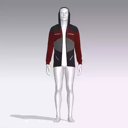 Hoodie mannequin wearing
