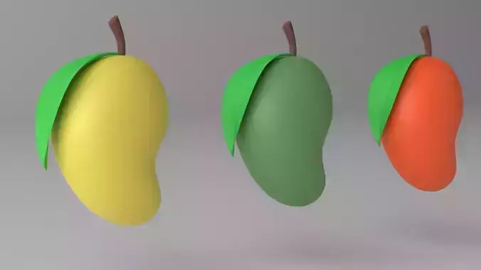 Cartoon Cute Mango Fruit