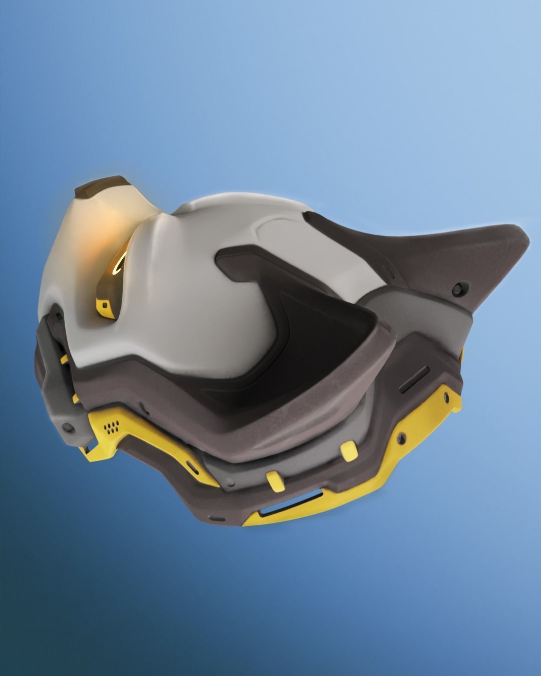 Evo Dog v2 - cosplay mask- digital stl file for 3D-printing 3D print model_4