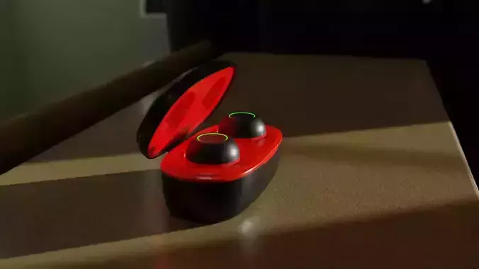 Earpode low poly free 