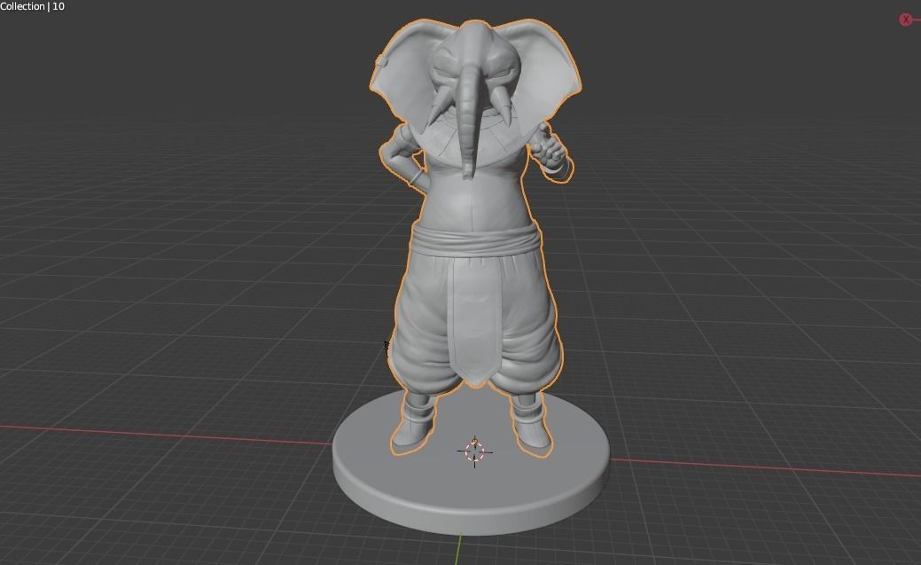 x10 Characters Dragon Ball Super  6 Gods and 4 Team Universe 3D Model Collection_23