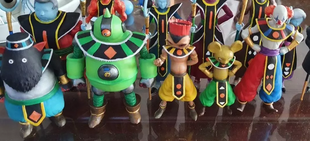 x10 Characters Dragon Ball Super  6 Gods and 4 Team Universe 3D Model Collection_0