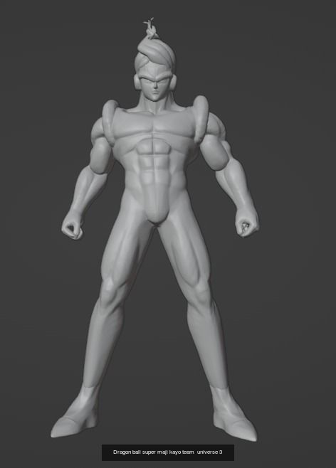 x10 Characters Dragon Ball Super  6 Gods and 4 Team Universe 3D Model Collection_19