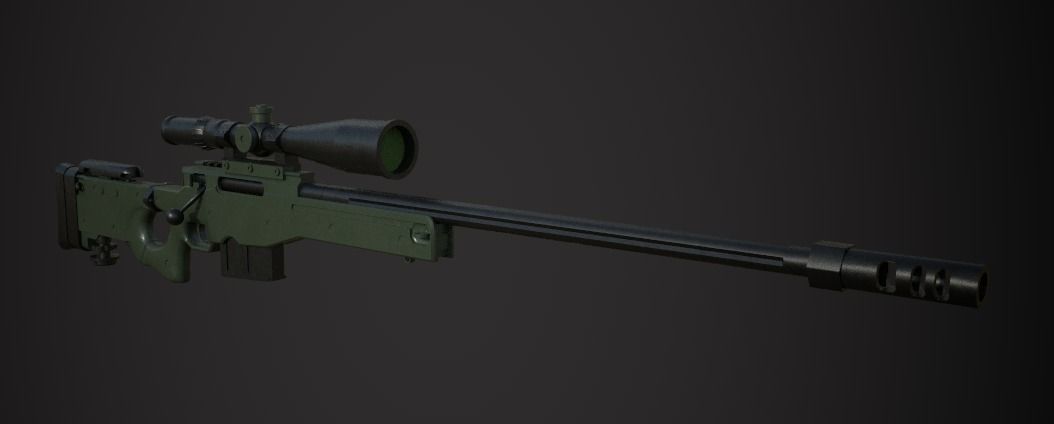 Weapon Pack Low-poly 3D model_117