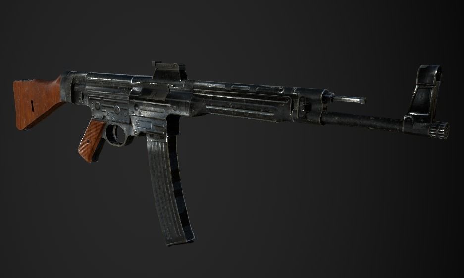 Weapon Pack Low-poly 3D model_35