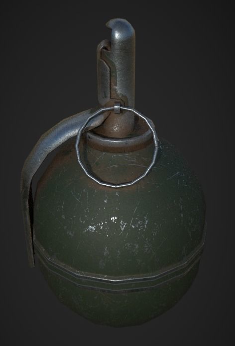 Weapon Pack Low-poly 3D model_5