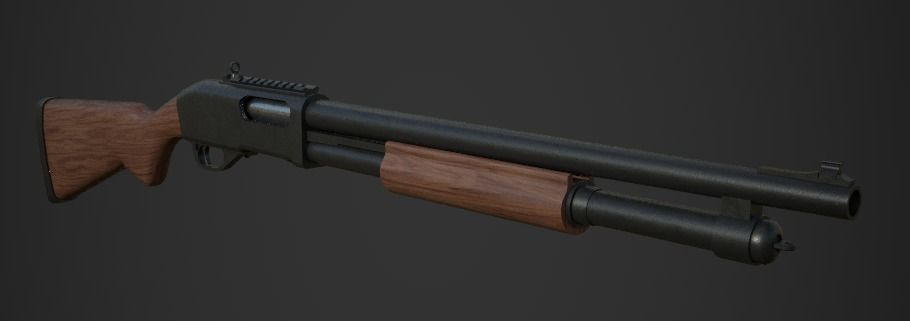 Weapon Pack Low-poly 3D model_99