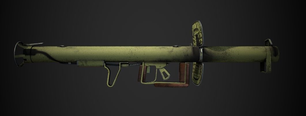 Weapon Pack Low-poly 3D model_40