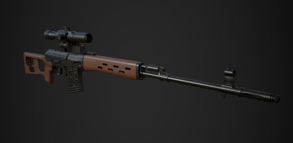 Weapon Pack Low-poly 3D model_101