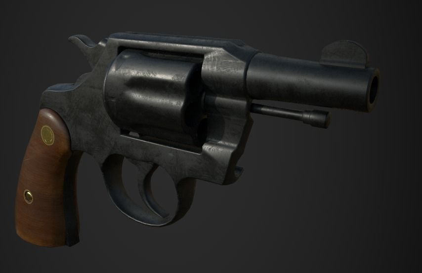 Weapon Pack Low-poly 3D model_103