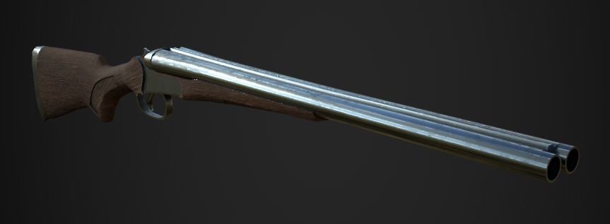 Weapon Pack Low-poly 3D model_53