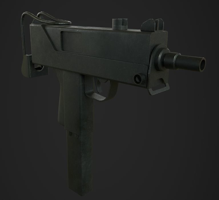 Weapon Pack Low-poly 3D model_131