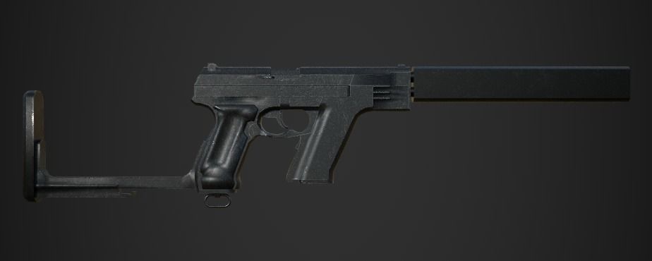 Weapon Pack Low-poly 3D model_79