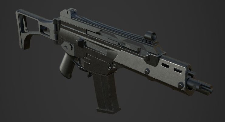 Weapon Pack Low-poly 3D model_14