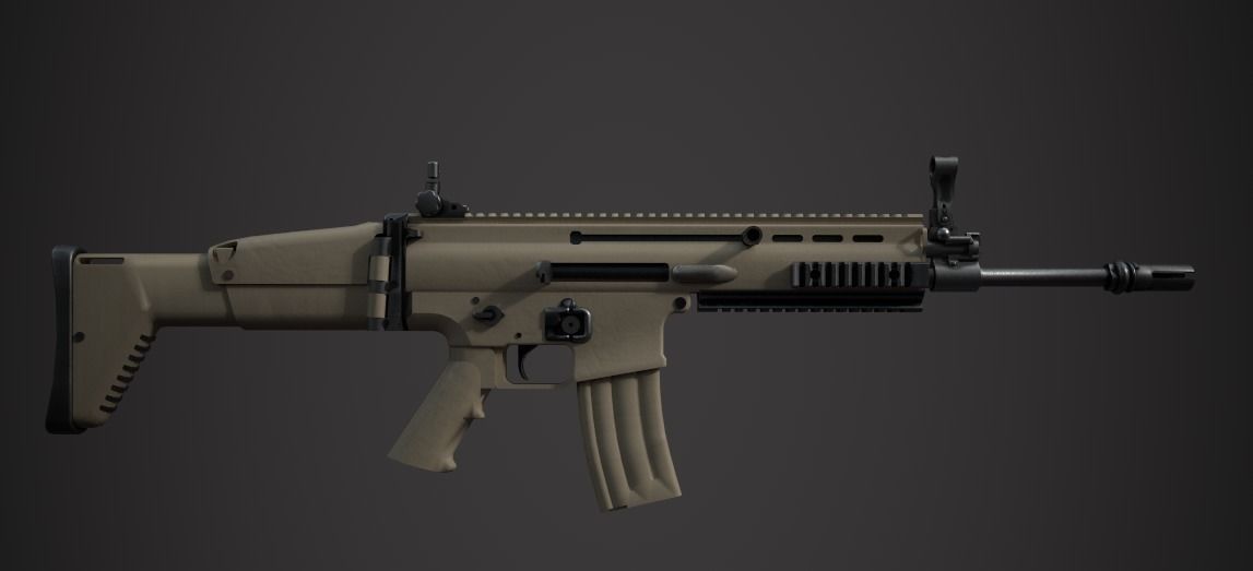 Weapon Pack Low-poly 3D model_76