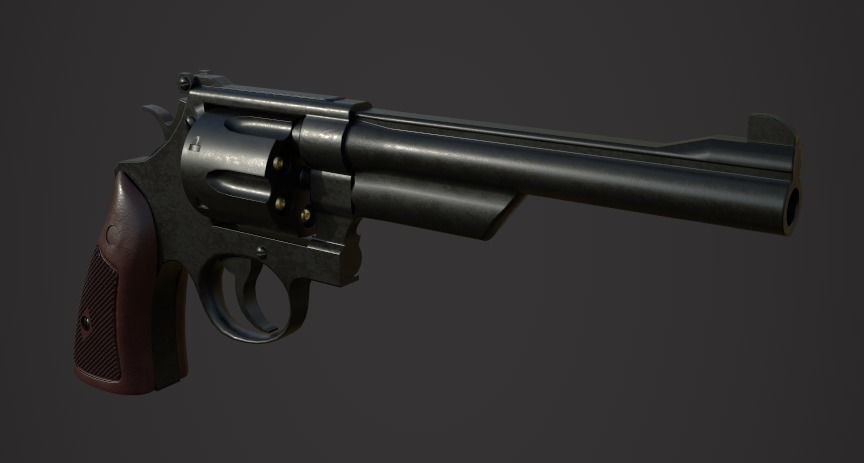 Weapon Pack Low-poly 3D model_10