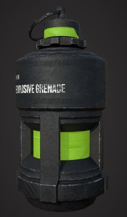 Weapon Pack Low-poly 3D model_70