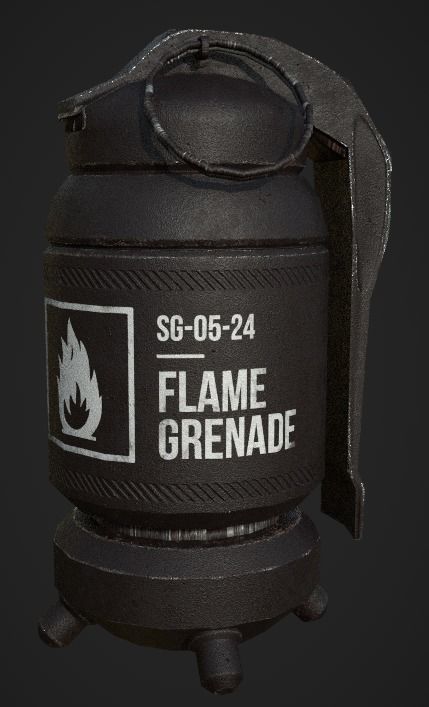 Weapon Pack Low-poly 3D model_29