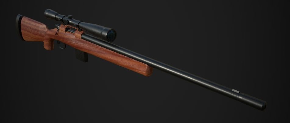 Weapon Pack Low-poly 3D model_59