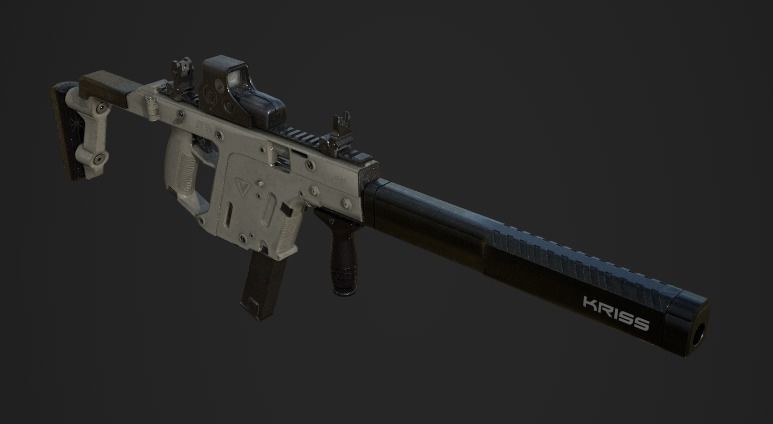 Weapon Pack Low-poly 3D model_9