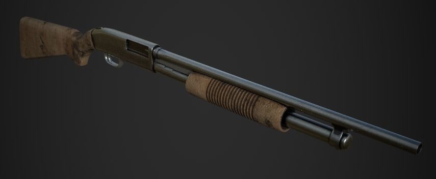 Weapon Pack Low-poly 3D model_66