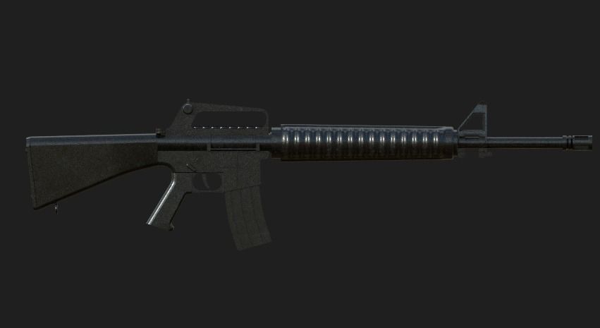 Weapon Pack Low-poly 3D model_23