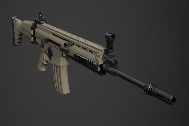 Weapon Pack Low-poly 3D model_19