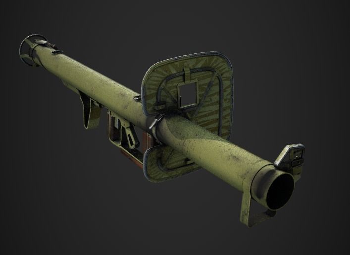 Weapon Pack Low-poly 3D model_8