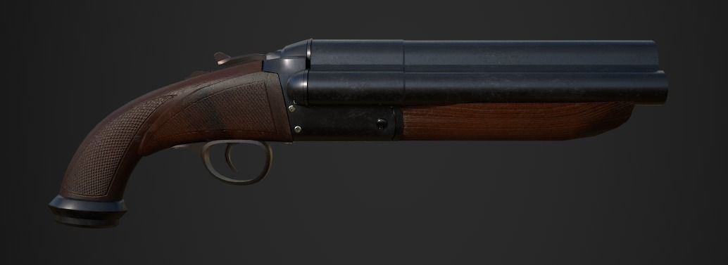 Weapon Pack Low-poly 3D model_143