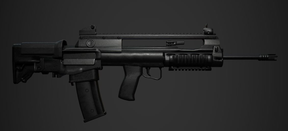 Weapon Pack Low-poly 3D model_50