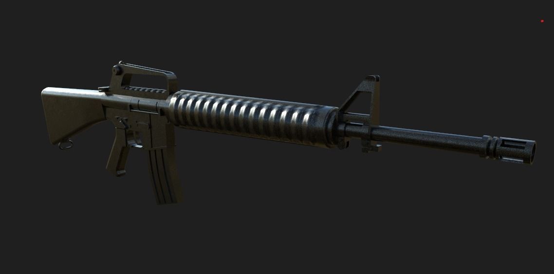 Weapon Pack Low-poly 3D model_86