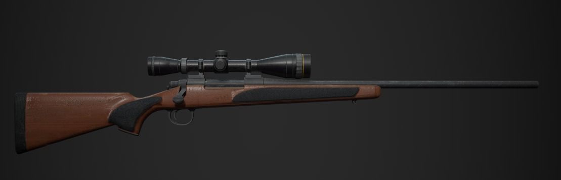 Weapon Pack Low-poly 3D model_85