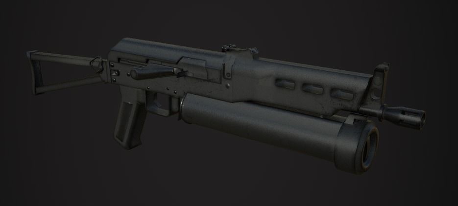Weapon Pack Low-poly 3D model_116