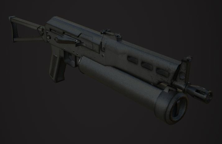 Weapon Pack Low-poly 3D model_111