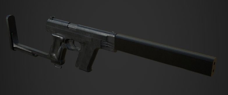 Weapon Pack Low-poly 3D model_61
