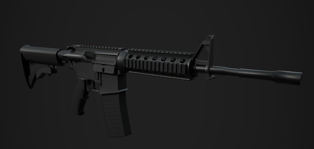 Weapon Pack Low-poly 3D model_25