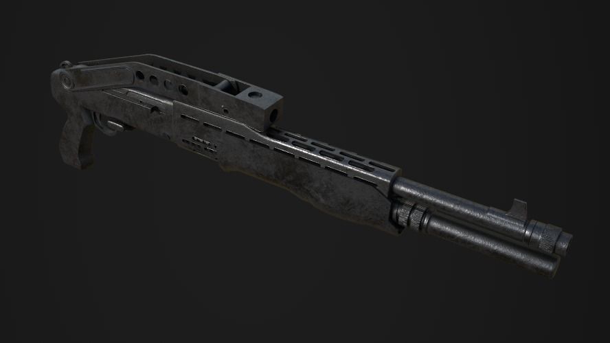 Weapon Pack Low-poly 3D model_97