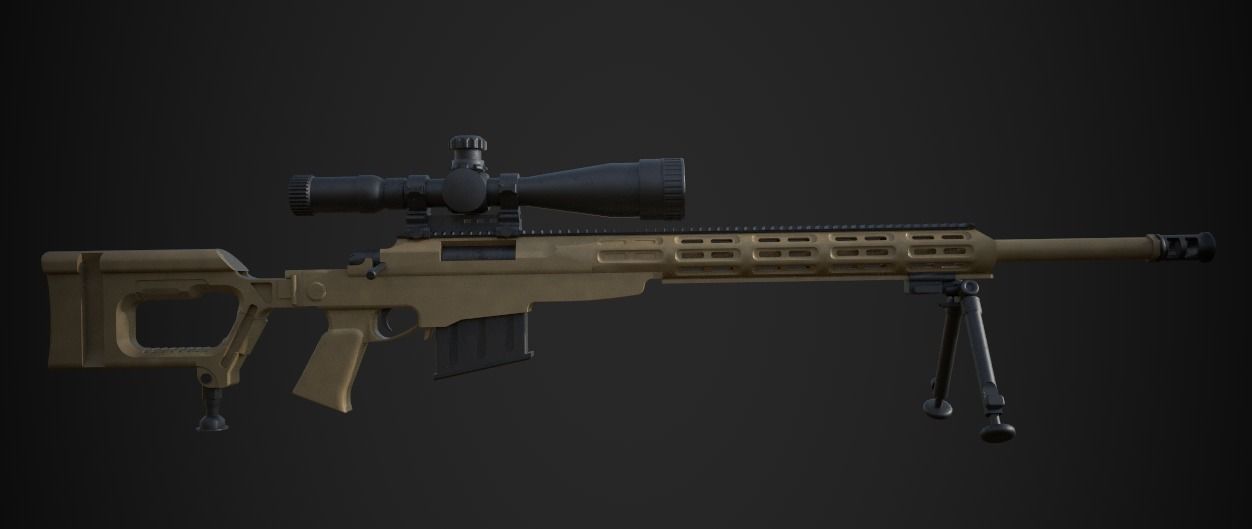 Weapon Pack Low-poly 3D model_57