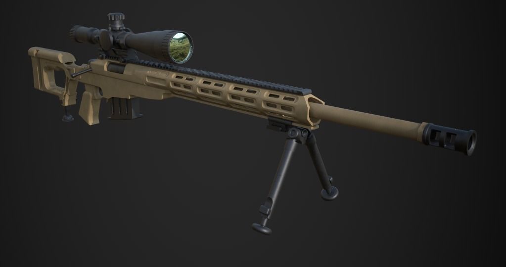 Weapon Pack Low-poly 3D model_139