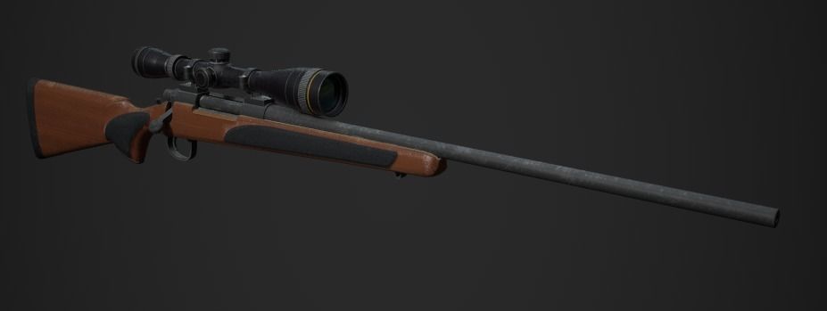 Weapon Pack Low-poly 3D model_43