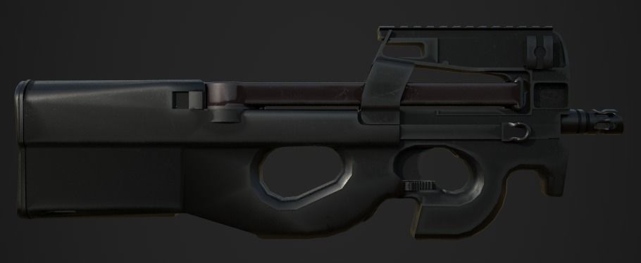 Weapon Pack Low-poly 3D model_54