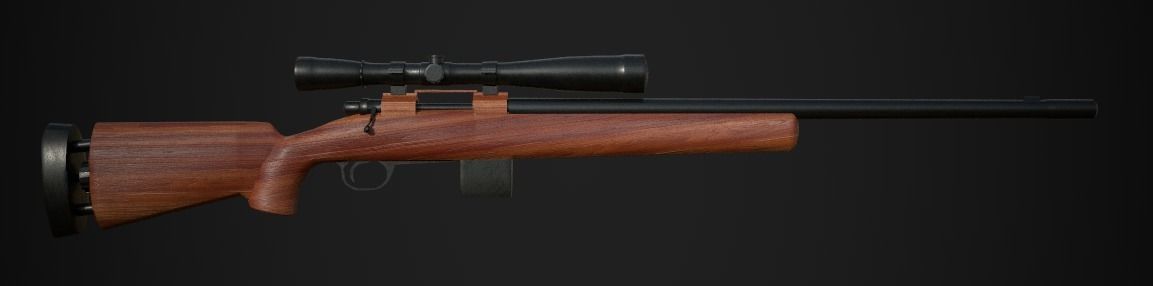 Weapon Pack Low-poly 3D model_30