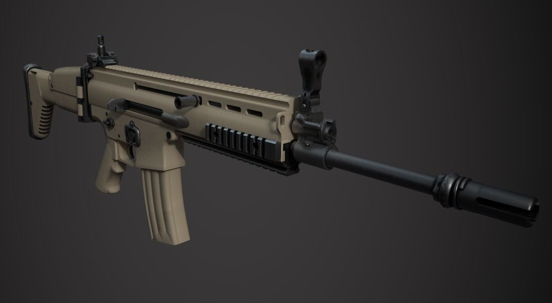 Weapon Pack Low-poly 3D model_89