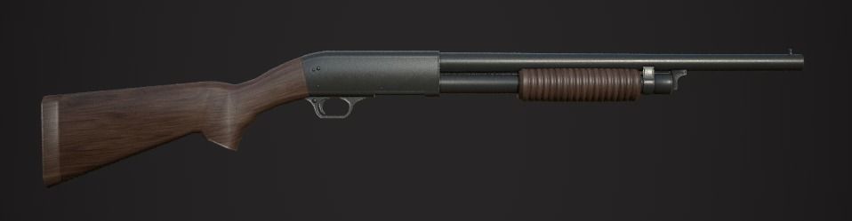 Weapon Pack Low-poly 3D model_31