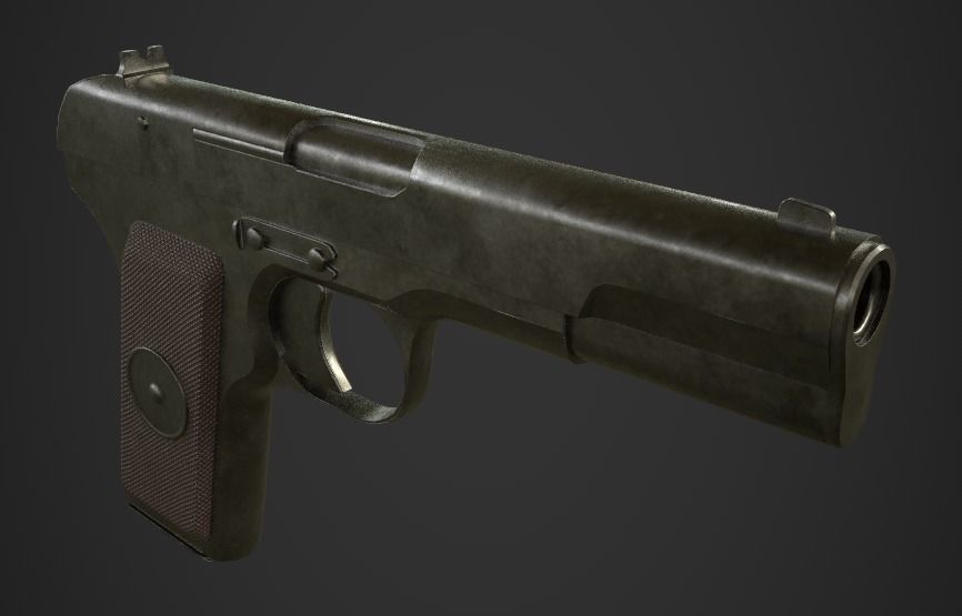 Weapon Pack Low-poly 3D model_48