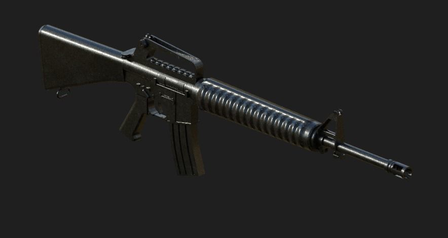 Weapon Pack Low-poly 3D model_62