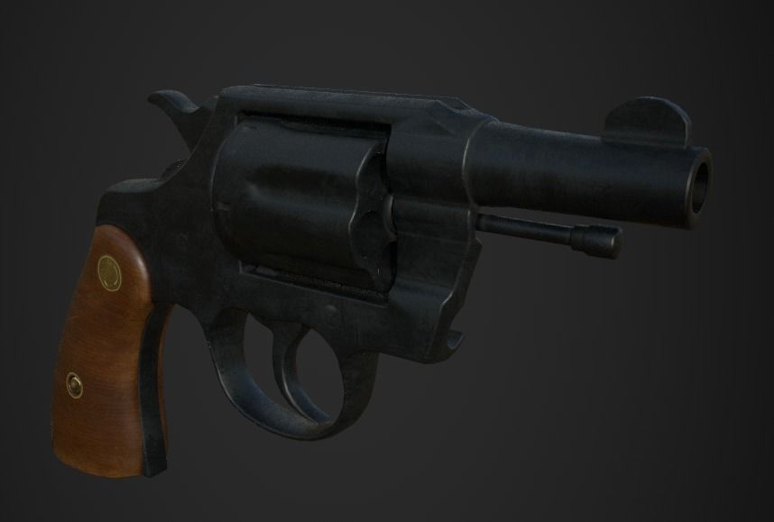 Weapon Pack Low-poly 3D model_63