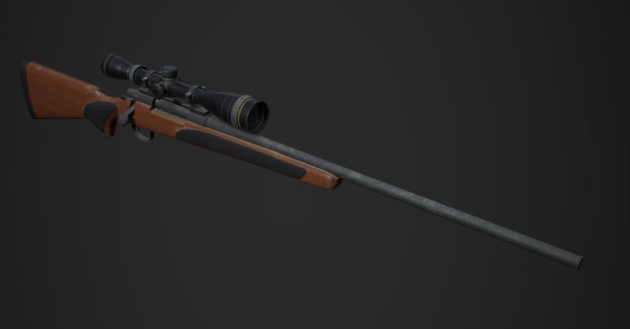 Weapon Pack Low-poly 3D model_90