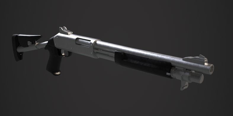 Weapon Pack Low-poly 3D model_113